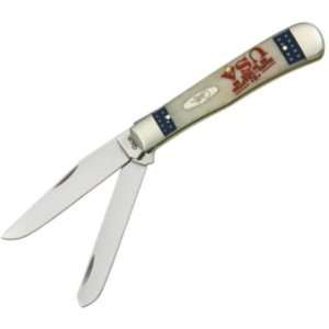  Case Knives 9122 Trapper Pocket Knife with Natural Bone 