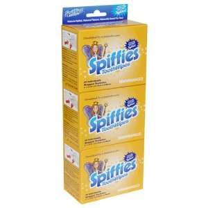  Spiffies Tooth Wipes, Natural Mango, 3 boxes Health 