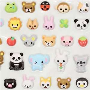  kawaii animals sponge sticker Q Lia from Japan Toys 