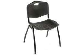 Oakmont Plastic Stackable Chair    Black  