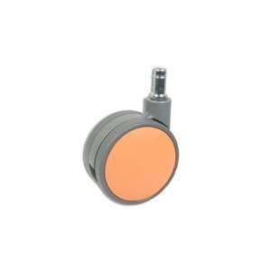 Cool Casters   Grey Caster with Orange Finish   Item #400 75 GY OR FR 