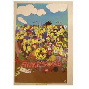  The Simpsons Poster Sgt Peppers Cast Spoof Simpsons 