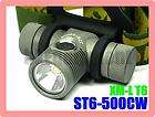 Spark ST6 500CW ST6 500 CW Cree XM L T6 LED Headlight Ultrafire 18650 