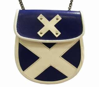 NEW St. Andrews Cross Leather Sporran and Belt Kilts  