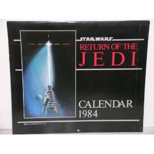 Star Wars  Return of the Jedi   1984 Calendar