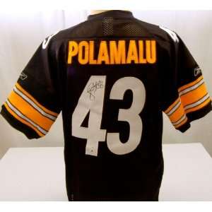  Signed Troy Polamalu Jersey   GAI   Autographed NFL 