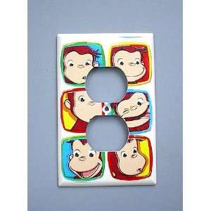  Curious George Monkey OUTLET Switch Plate switchplate 