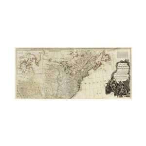  Thomas Pownall   A New Map Of North America, With The West 