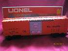 LIONEL TRAINS RIO GRANDE BOX CAR W SPRUNG TRUCKS 625045  