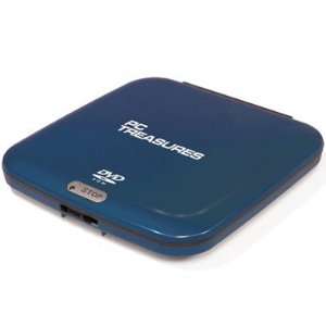  External DVD ROM Drive Navy Blue Electronics
