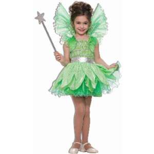 NWT Girls Costume Designer Green Sprite Tinkerbell  