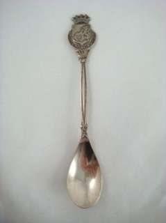 Antique Sterling Old Spoon 835 Silver Holland Caracas  