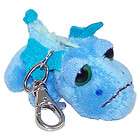 Russ Plush   Lil Peepers   BLUE DRAGON (Backpack Clip   3 inch 