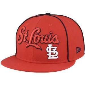  New Era St Louis Cardinals Red Flawless City Fitted Hat 