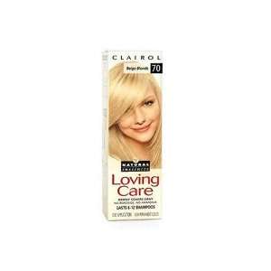  Clairol Loving Care Beige Blonde #70 Color Dye Health 