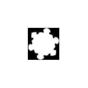 Super Size White Snowflake Cut Out 12/pk. Approx. 9x9 