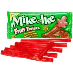 Mike and Ike Fruit Twists Strawberry Filled 18 pack King Size  