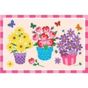    Blossoms & Butterflies 39x58 (Multi Print) Furniture & Decor