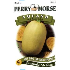  Ferry Morse 2133 Squash Seeds, Small Wonder Hybrid (2.5 