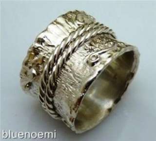 Spinner ring spinning silver bands Israeli rings NEW