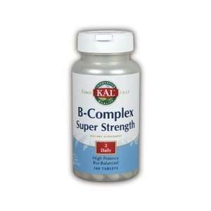  KAL   Super Strength B Complex   100 tablets Health 