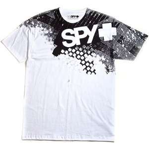 Spy Optic Carbon Mens Short Sleeve Sports Wear T Shirt/Tee   White 