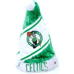  Boston Celtics NBA Colorblock Himo Plush Santa Hat Sports 