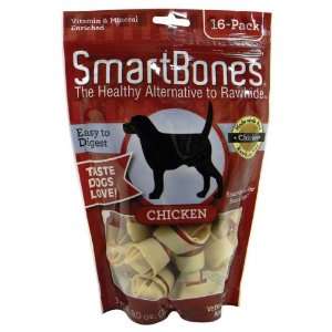  SmartBones Chicken Dog Chew, Mini, 16 Pack