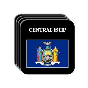  US State Flag   CENTRAL ISLIP, New York (NY) Set of 4 Mini 