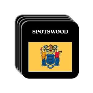 US State Flag   SPOTSWOOD, New Jersey (NJ) Set of 4 Mini 
