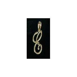  Your Initial Gold Filled Charm Pendant   E Everything 