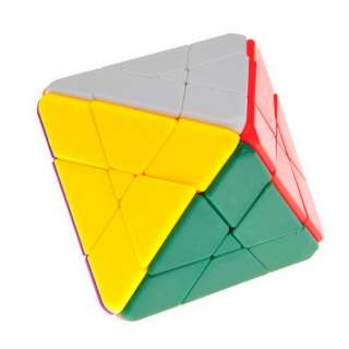 Meterial 8 Colors Cube Diamond Octahedron Puzzle  