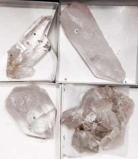 Attractive, fast selling specimens of Arkansas quartz crystal point s 