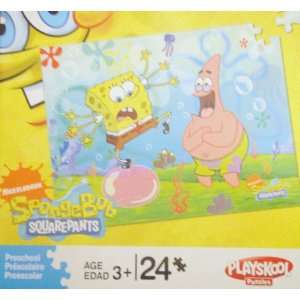   Nick Spongebob Squarepants 24 Piece Mr. Bubble Puzzle Toys & Games