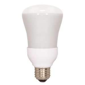 Satco 11 Watt Compact Fluorescent R20 Long Medium Light Bulb 