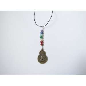  Necklace Chakras Gemstone Beaded Quan Yin Goddess Buddha 