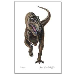  T Rex Dinosaur Fantasy Mini Poster Print by  
