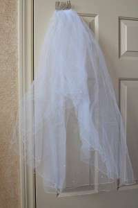 This listing is for a brand new with tags strapless tulle and crystal 