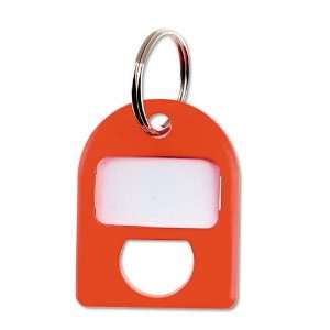 CARL  Replacement Security Cabinet Key Tags, Red, 8/Pack    Sold as 