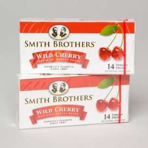  Smith Brothers Wild Cherry Cough Drops Case Pack 140 