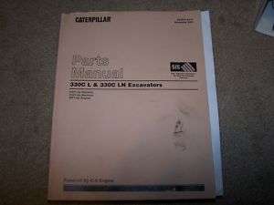 CATERPILLAR EXCAVATOR 330C L & LN Parts Manual 330  