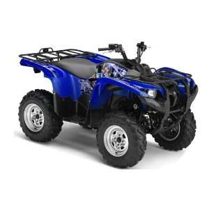AMR Racing Yamaha Grizzly 700 ATV Quad Graphic Kit   Madhatter Blue 