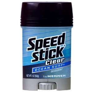 Speed Stick Deodorant, Clear, Ocean Surf, 2 oz (56.6 g 
