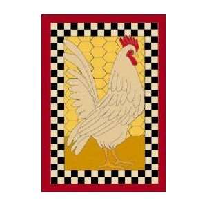 Rooster Chicken Designer Flag 32 X 47 Inches