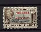 Falkland Islands Dep. 1944 SG#B6 6d KGVI South Georgia 