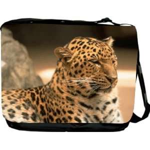 Rikki KnightTM Brown Tiger Messenger Bag   Book Bag   Unisex   Ideal 