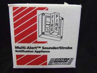 System Sensor Multi Alert Sounder/Strobe P/N MAEH24M  