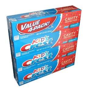  Crest Kids Cavity Protection Sparkle Fun Flavor Toothpaste 