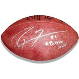 Ray Lewis Autographed Wilson NFL Football with SB XXXV MVP  
