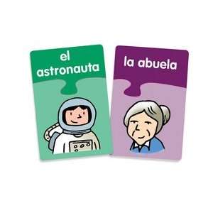  Spanish Intermediate Vocabulary Puzzle Card Set Toys 